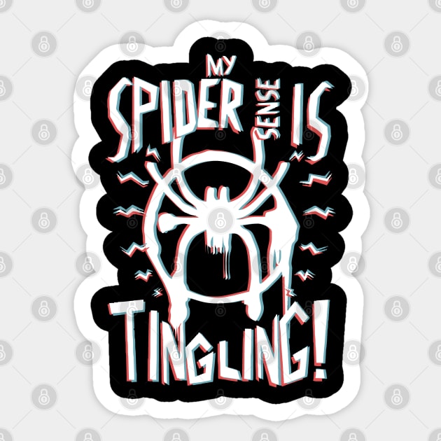 Miles Morales Sticker by Indranunik